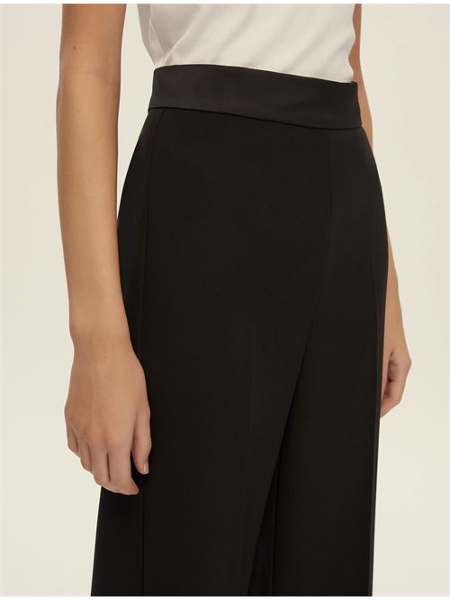 Pantalone stretch con dettaglio in raso EMME MARELLA | CARAVAN2392/008